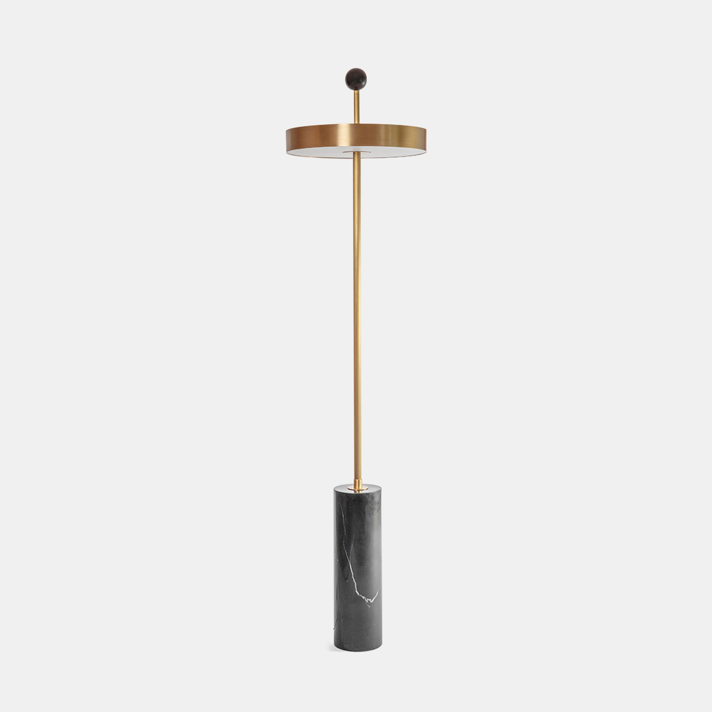 Disc and Ball Floor Lamp