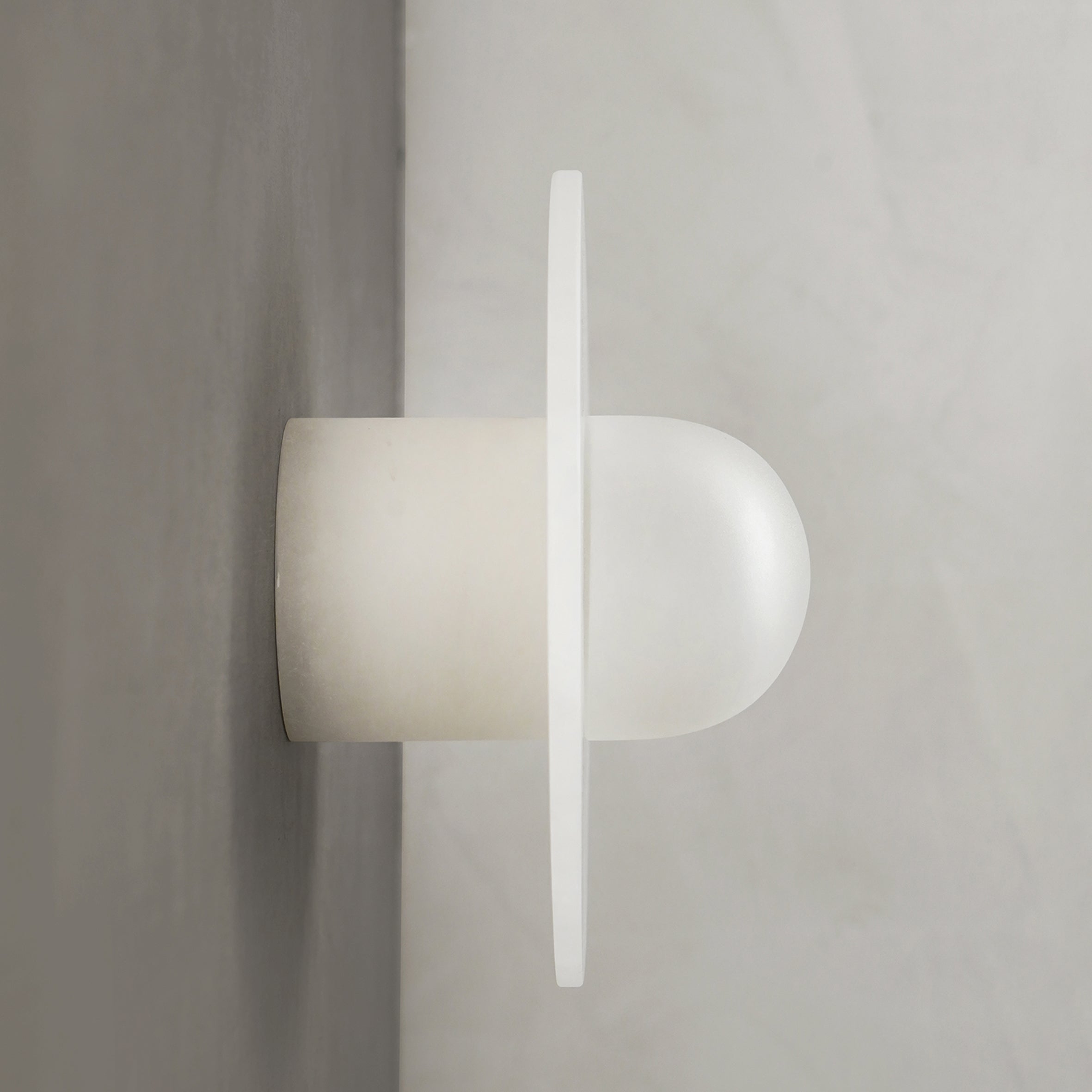 Alba Simple Wall Light - Alabaster