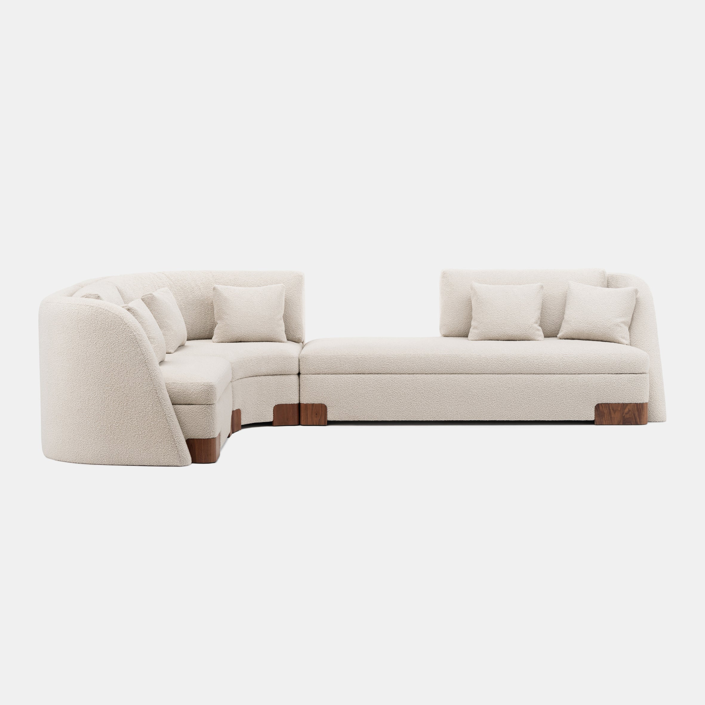Albireo Curved Sofa