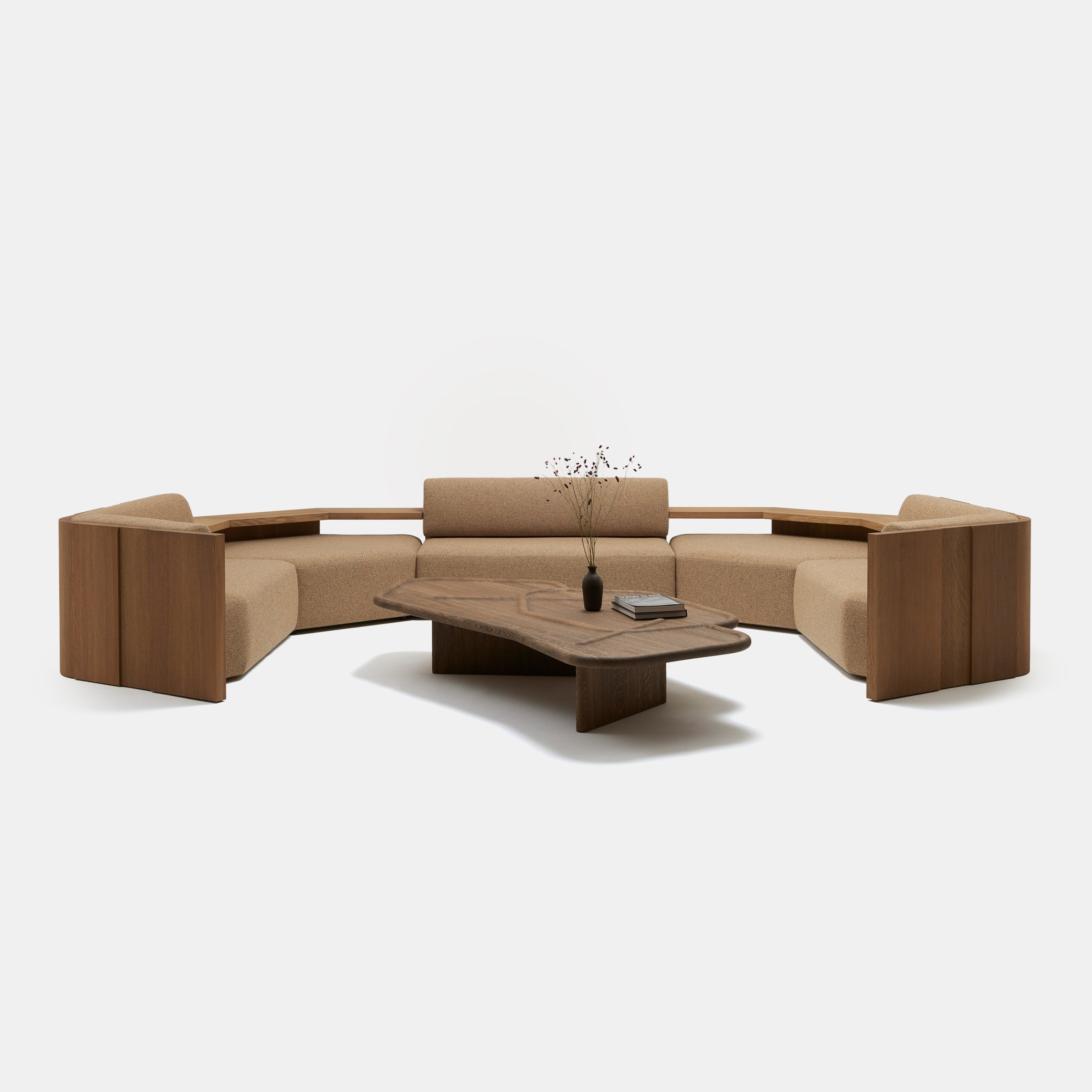 EKO Modular Sofa - Wood Backrest