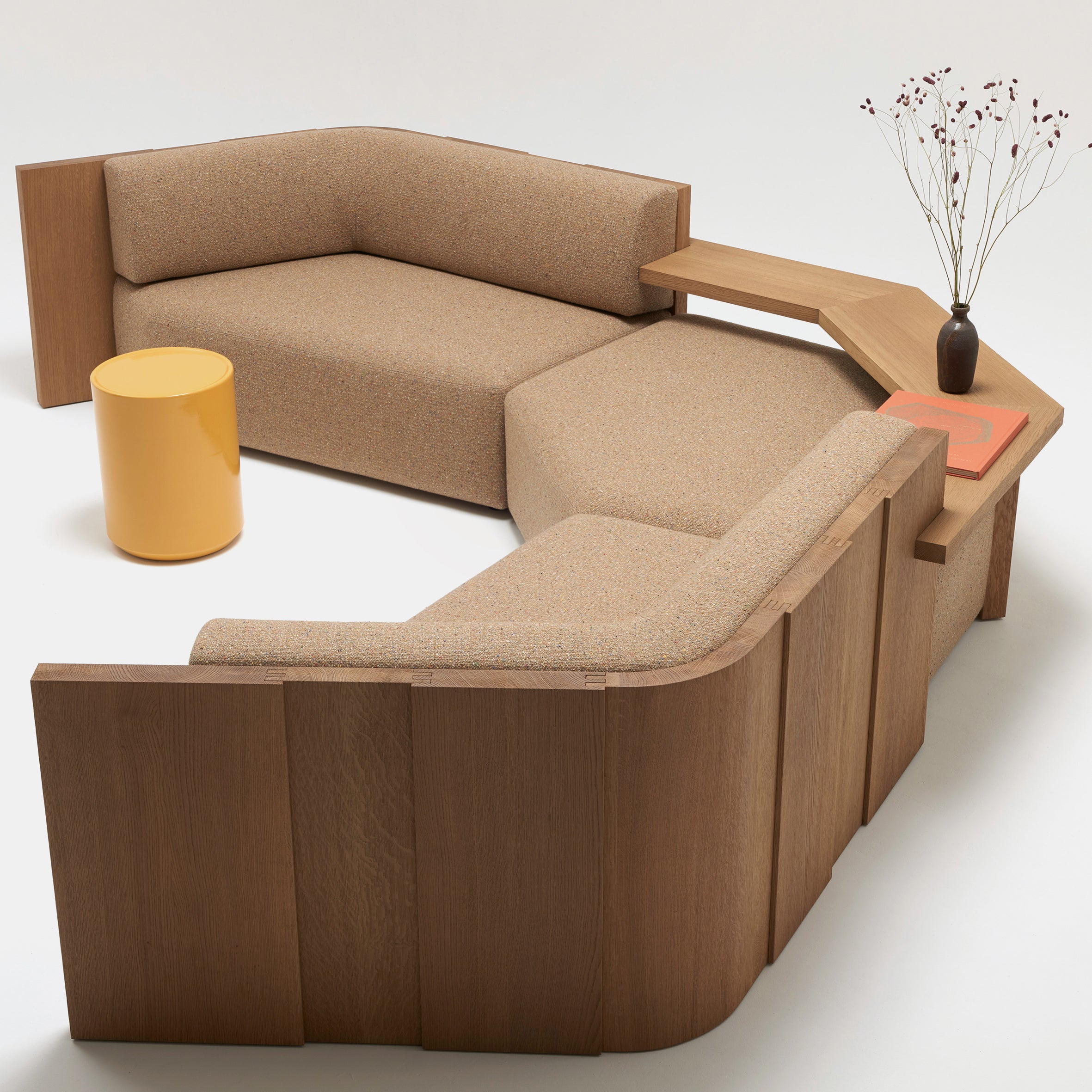 EKO Modular Sofa - Wood Backrest