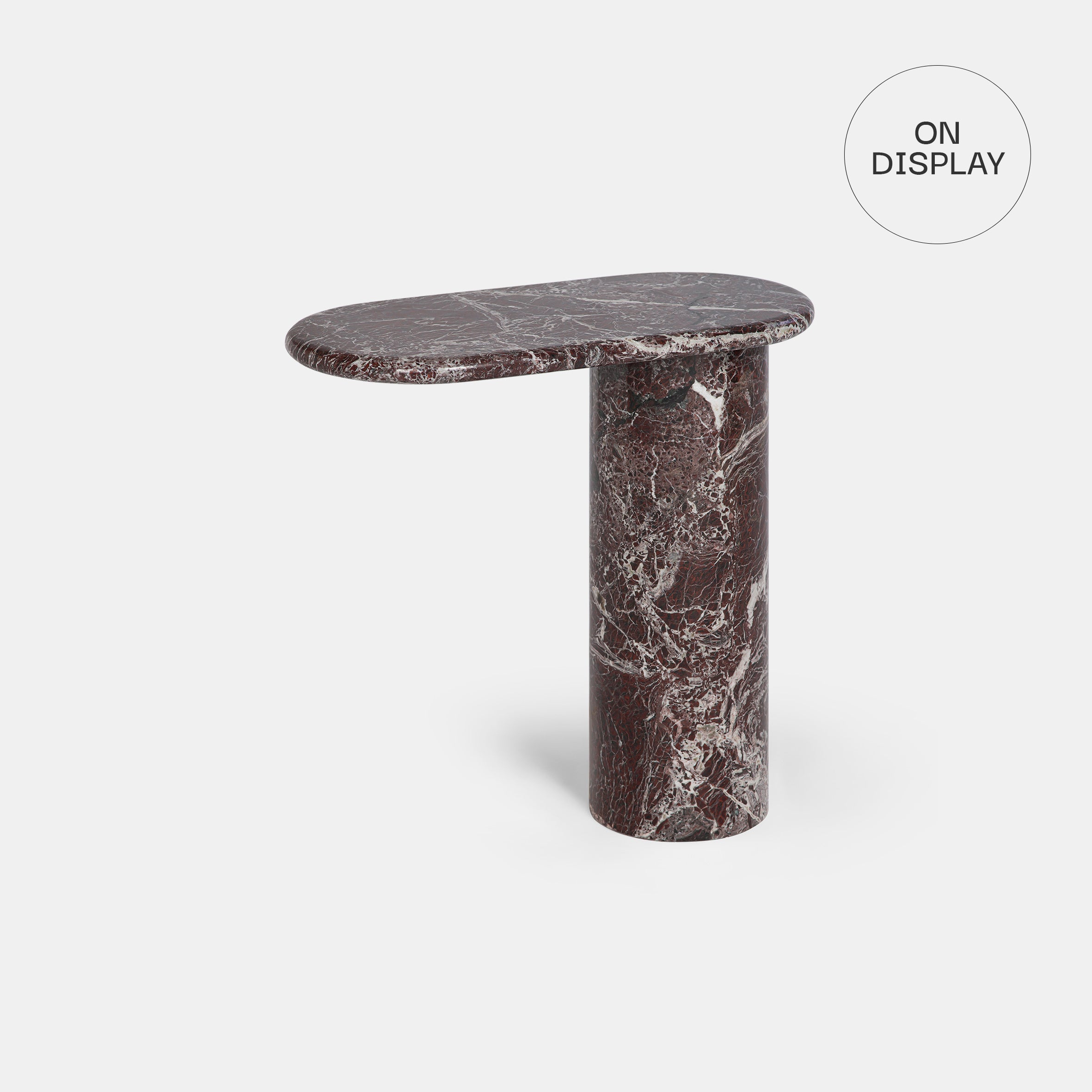 Cantilever Marble Side Table