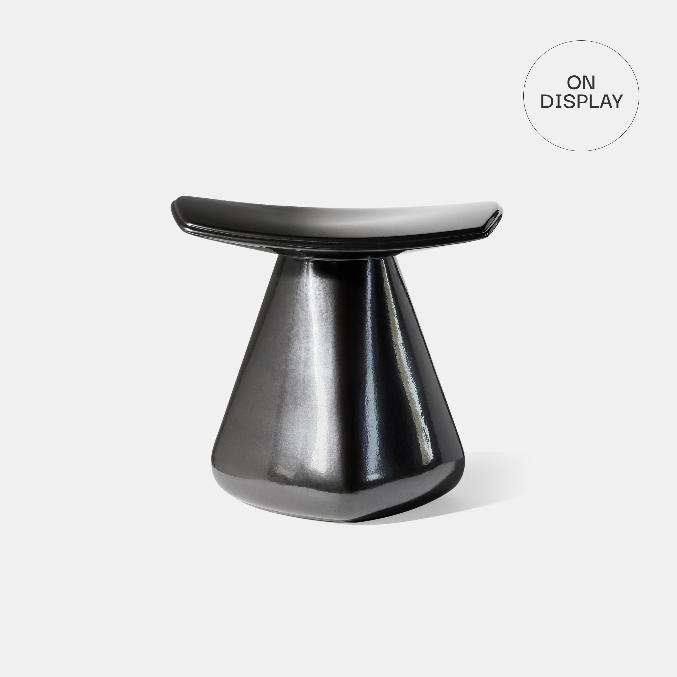 DAM Stool - Black Ceramic