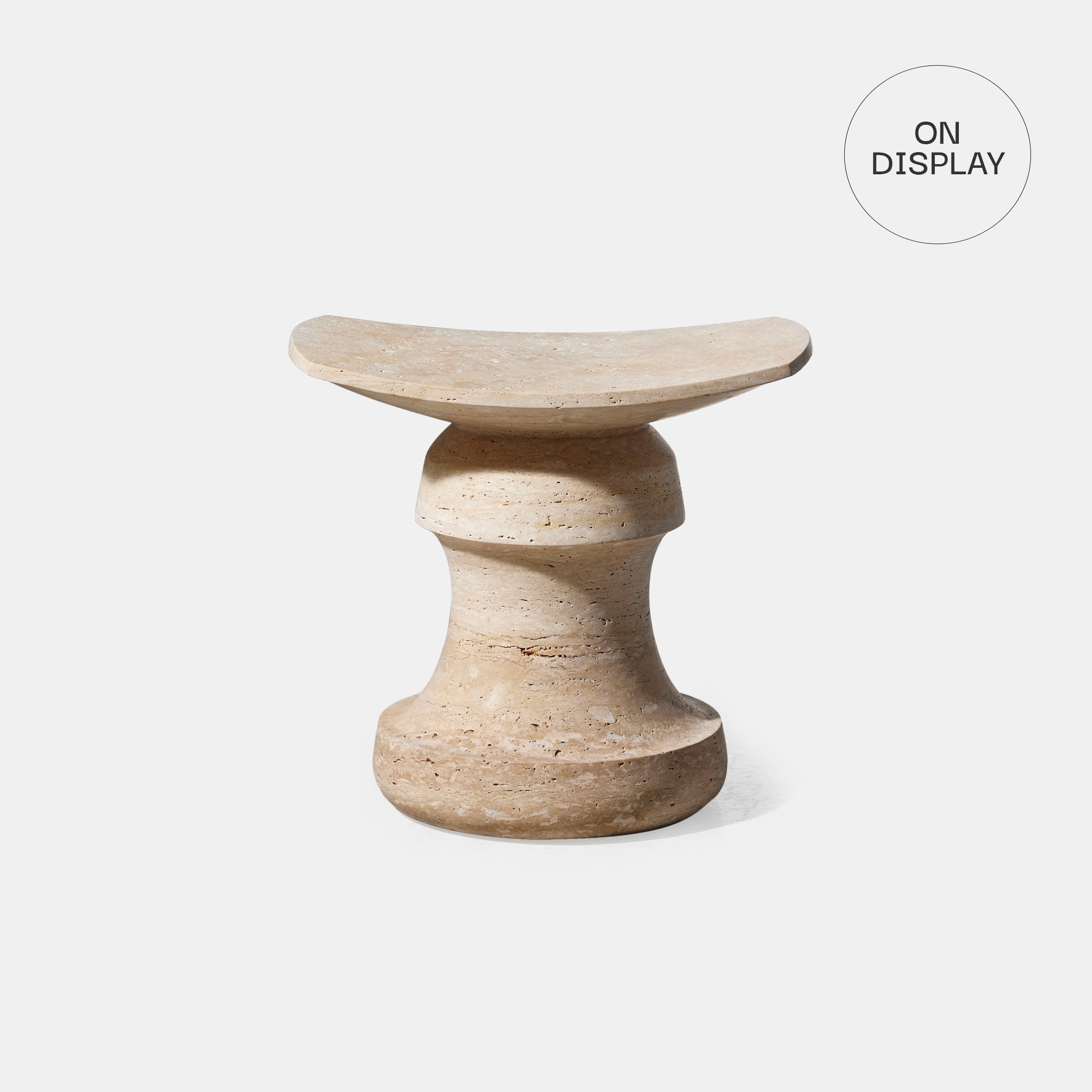 ROI Stool - Travertine