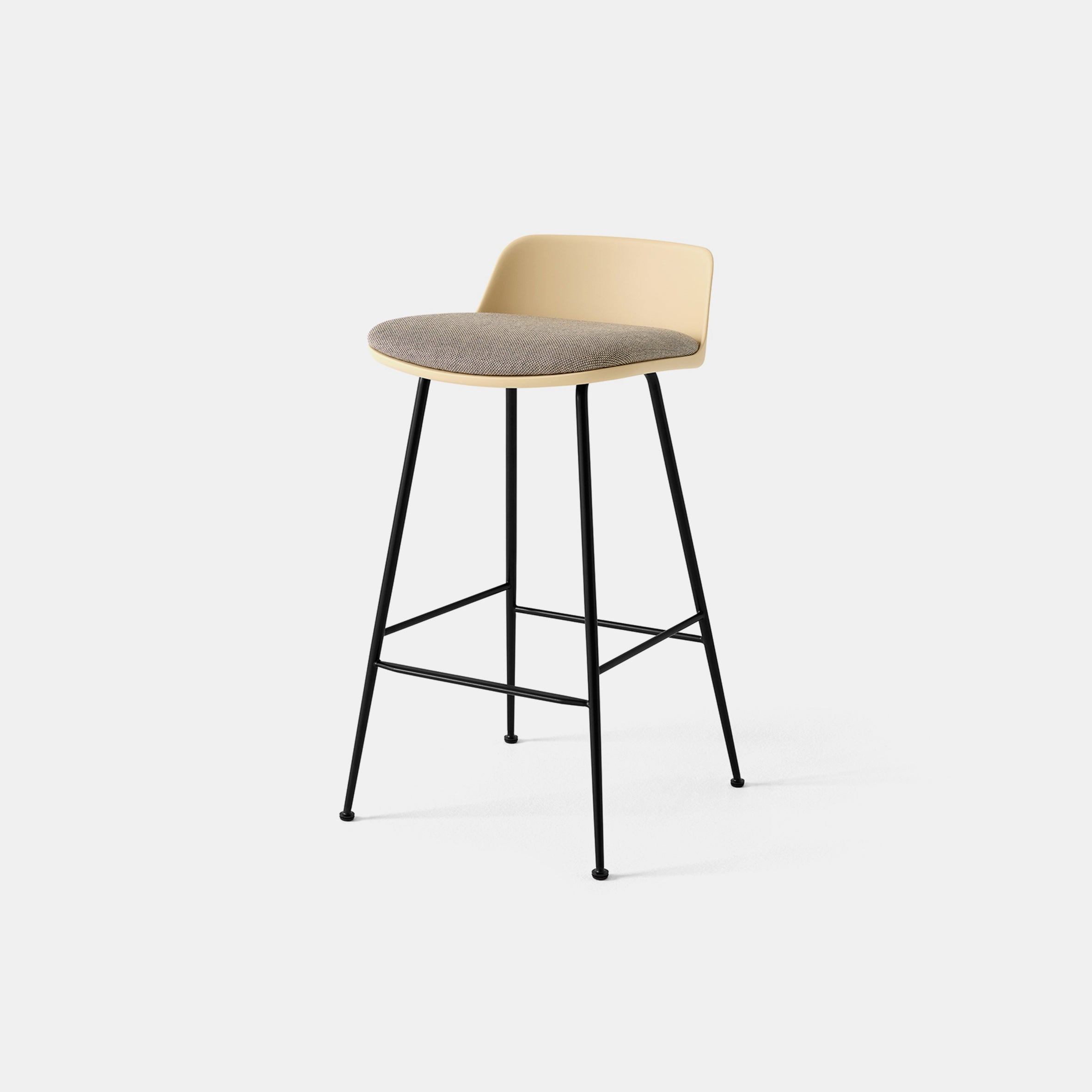 White cushion deals bar stools