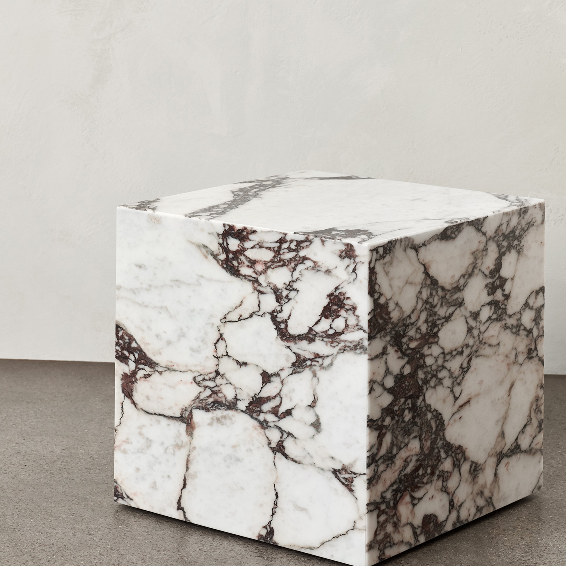 Marble plinth store side table