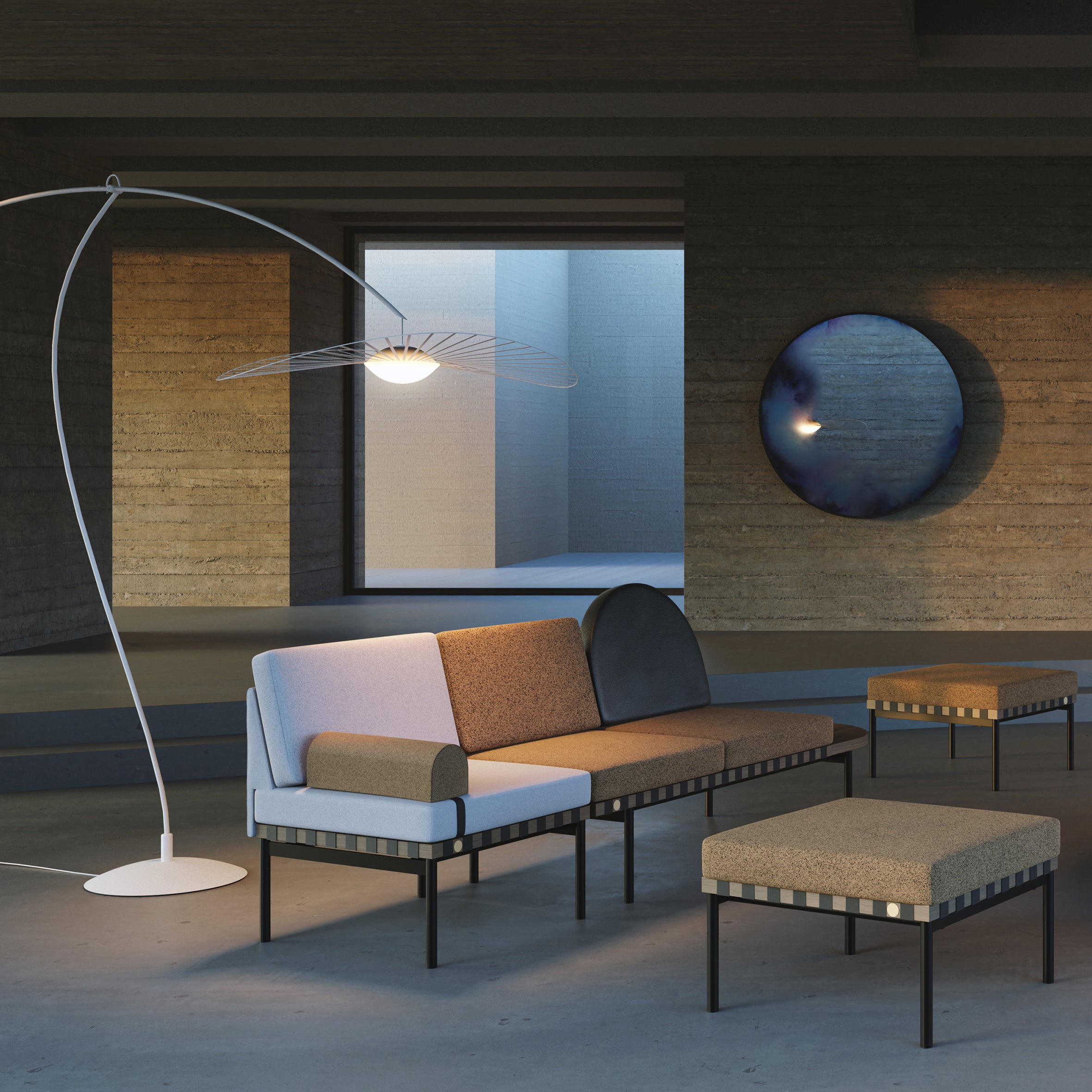 Nova floor store lamp